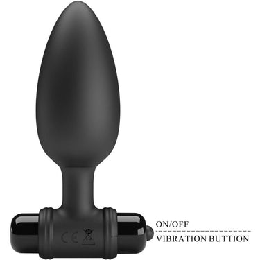 Plug anale vibrante con 10 funzioni e silicone morbido